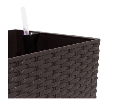 Кашпо с автополивом Prosperplast Rato Case High 30л, венге