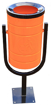 Урна опрокидывающаяся СШ-044 антик бронза