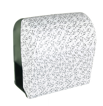 Автоматический диспенсер бумажных полотенец в рулонах MERIDA UNIQUE CHARMING LINE Solid Cut CUH308