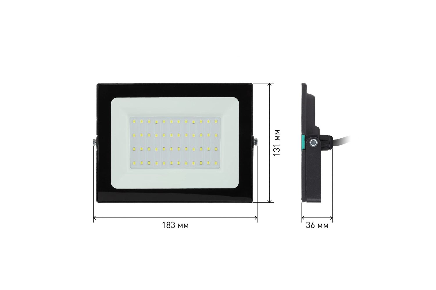 Прожектор светодиодный уличный ЭРА LPR-021-0-65K-050