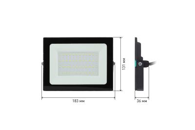 Прожектор светодиодный уличный ЭРА LPR-021-0-65K-050