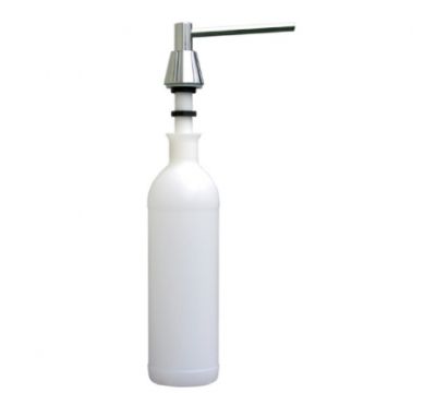 Дозатор жидкого мыла монтируемый на стену, цилиндр, матовый MERIDA DWM104