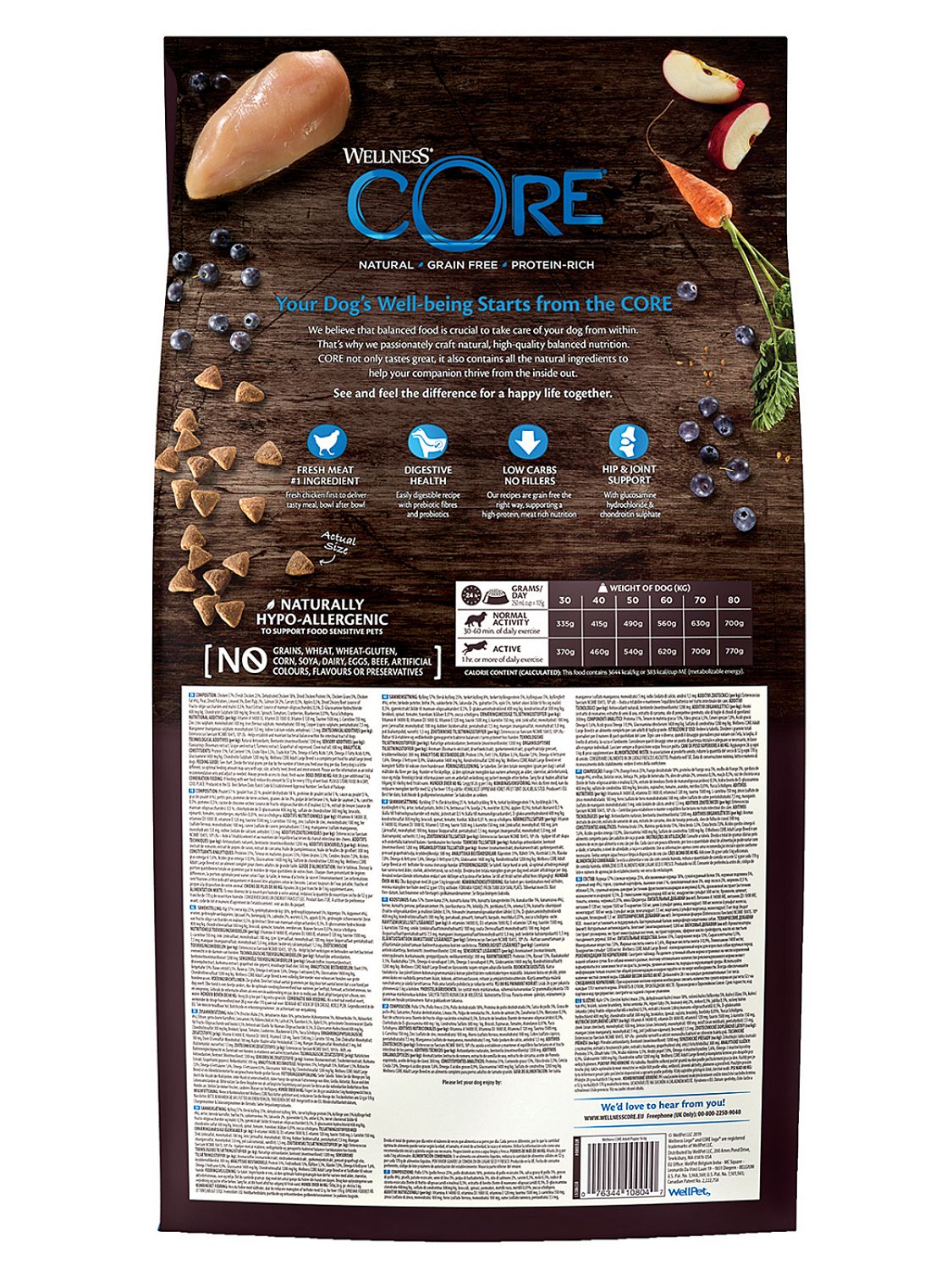 59907 PFB корм из курицы для взрослых собак крупных пород 16 кг