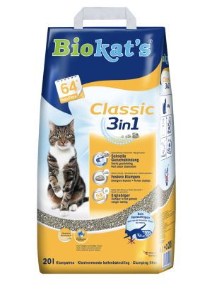 BIOKAT'S CLASSIC наполнитель комкующийся 20 л (20 кг)