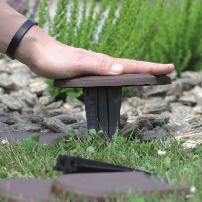 Бордюр садовый Prosperplast Palisada 1,2см/3,8м, коричневый