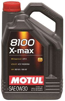 Моторное масло MOTUL 8100 X-max 0W30 (4 л.)