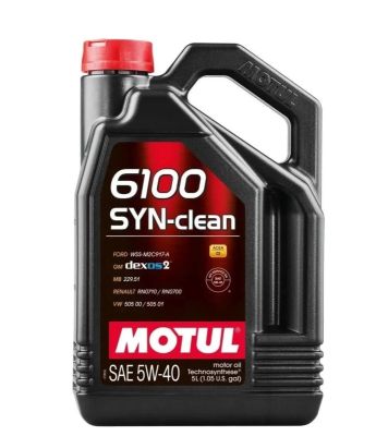 Моторное масло MOTUL 6100 SYN-clean 5W-40 (5 л.)