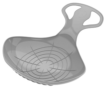 Санки-ледянки "Скороход" 65х42 см (серый)