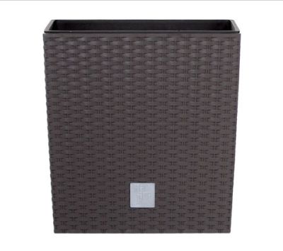 Кашпо для цветов Prosperplast Rato Low 15,8+11л, венге