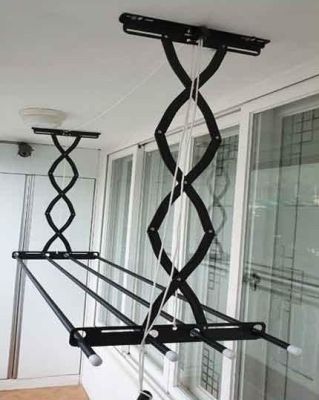 Потолочная сушилка на балкон Gochu Artex 1000 Black