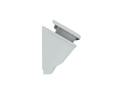 Фитомодуль с системой прикорневого полива 2л х3 (настенное кашпо) (59х25х27 см) (серый), комплект 9 шт