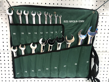 Рожково-трещоточные ключи 8-22мм