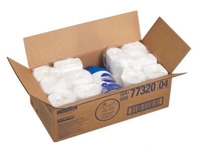 Протирочная салфетка Kimberly-Clark Wettask® DS в малых рулонах + герметичное ведро-диспенсер 7752