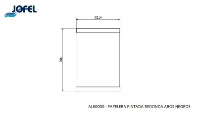 Корзина для бумаг Jofel AL60000 10л