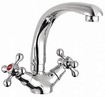 СМЕСИТЕЛЬ ДЛЯ КУХНИ LEDEME L4408 ЛИТОЙ ИЗЛИВ