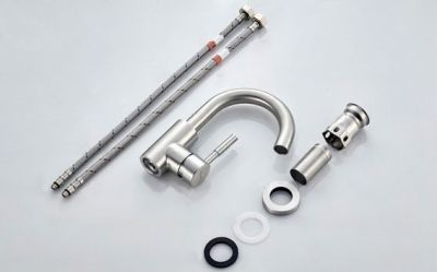 СМЕСИТЕЛЬ ДЛЯ УМЫВАЛЬНИКА LEDEME L1098-3 НЕРЖАВЕЮЩАЯ СТАЛЬ