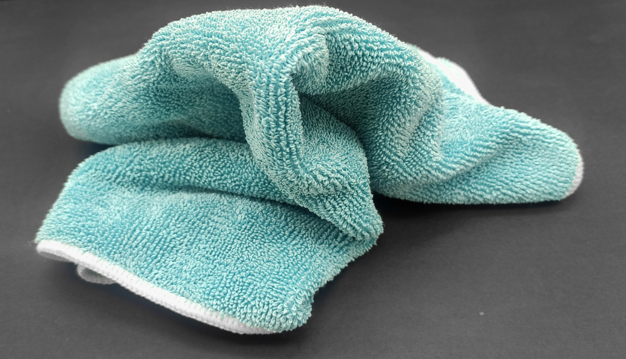 Протирочный двусторонний материал из микрофибры DTP-600 (42х42см) синий