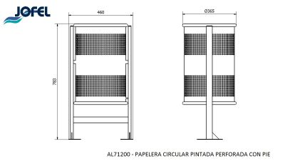 Урна Jofel AL71200ES 60 л