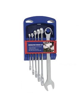 Набор  ключей комбинированных  6 шт (8-18 мм) на пластиковом держателем  WORKPRO