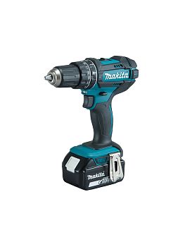 Ударная дрель-шуруповерт аккумуляторная Makita DHP482SYE LXT 18В, 2х1.5 Ач, 62 Нм, 1900 об/мин