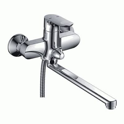 СМЕСИТЕЛЬ ДЛЯ ВАННЫ И ДУША LEDEME L2260, ДЛИННЫЙ ИЗЛИВ L-30