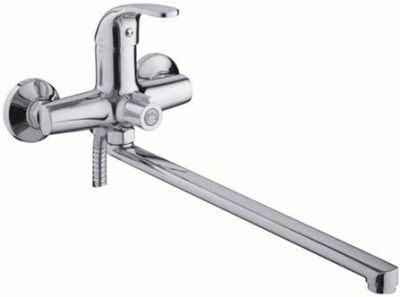 СМЕСИТЕЛЬ ДЛЯ ВАННЫ И ДУША LEDEME L2235, ДЛИННЫЙ ИЗЛИВ