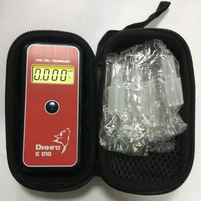 Алкотестер Динго Е010 в упрощенной комплектации, с USB, но без кабеля