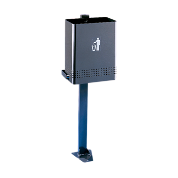 Урна прямоугольная Jofel AL71910 черный, 30л