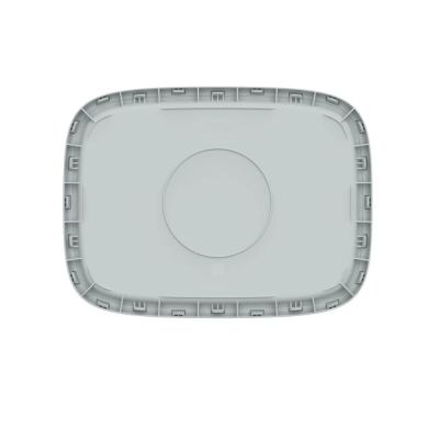 Плетёная корзина для белья сборная «Лён» 100 л (43х32.1х80 см) серый