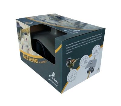 Кормушка для птиц Prosperplast DOUBLE серый