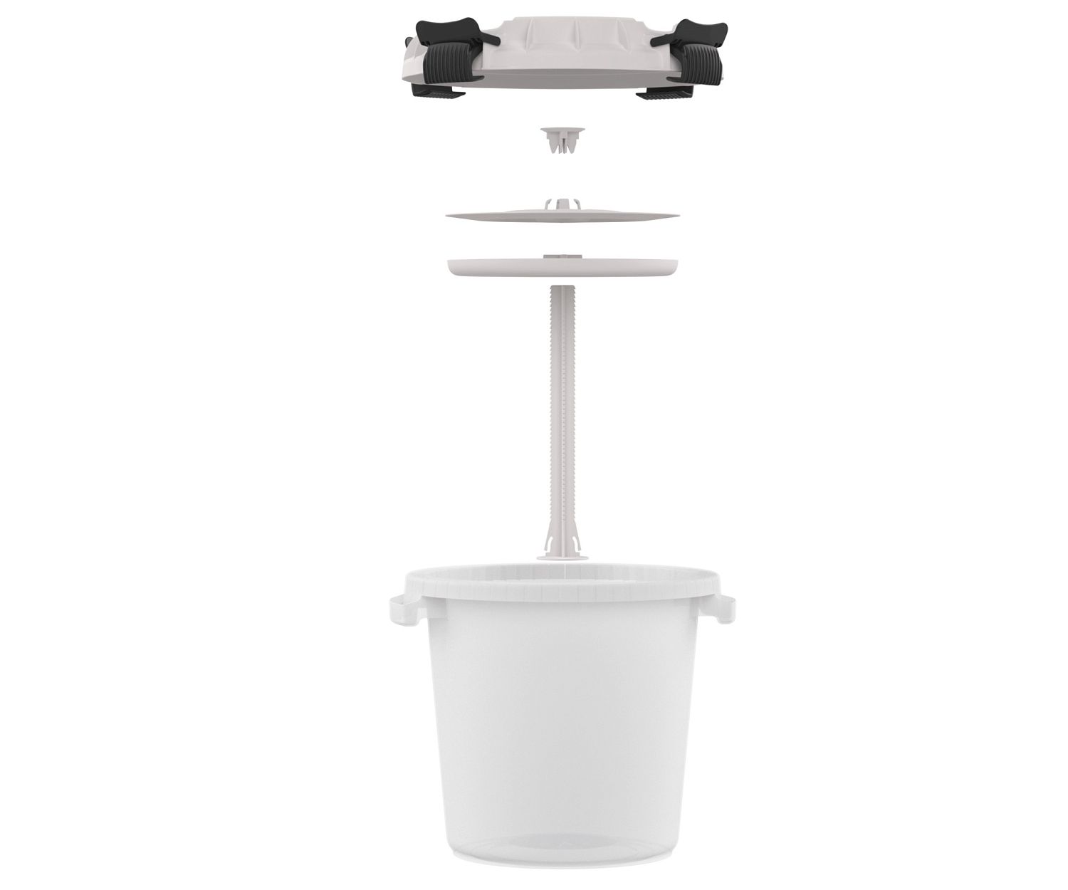 Бочка пищевая с гнётом и герметичной крышкой 20л (для засолки)