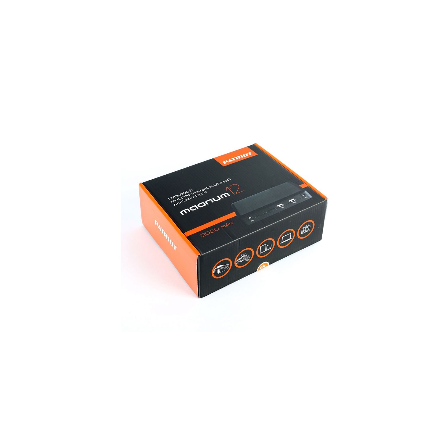 Пусковой многофункциональный аккумулятор PATRIOT MAGNUM 12