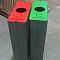 Урна для раздельного сбора мусора "Астра" зеленая