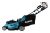 Газонокосилка аккумуляторная Makita DLM539Z LXT 2х18В, 860Вт, 53см, травосборник 70л, привод 2,5-5км/ч, 4в1, XPT, без акб и З/У