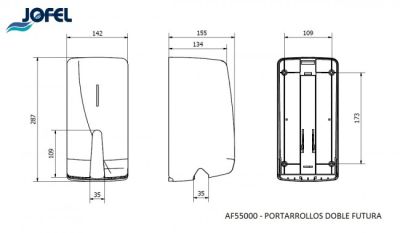 Диспенсер для туалетной бумаги Jofel AF55000