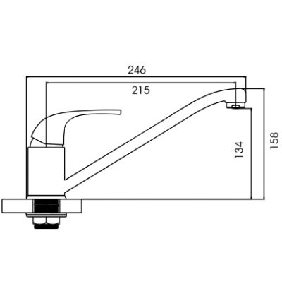 СМЕСИТЕЛЬ ДЛЯ КУХНИ LEDEME L4935