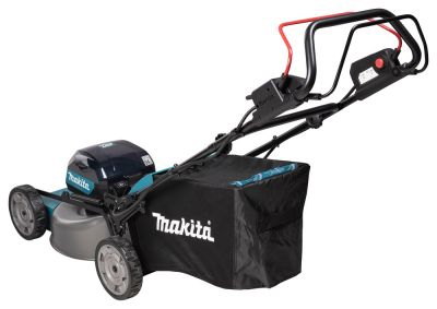 Газонокосилка аккумуляторная Makita LM002GT201 XGT 40v MAX, 1900 Вт, 53 см, 70 л, 1,5-5 км/ч, 4в1, (2xBL4050F; DC40RC)