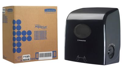 Диспенсер для рулонных полотенец Kimberly-Clark Aquarius Slimroll чёрный 7185