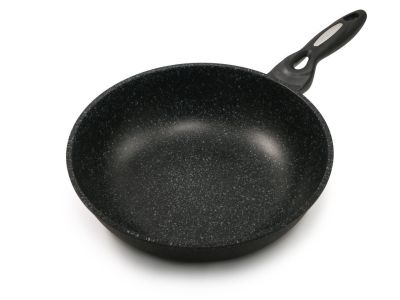 Сковорода  DreamChef 30 см вок с мраморным антипригарным покрытием без крышки