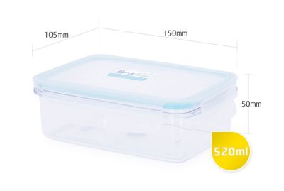 Тритановый контейнер с замками TR-03RT 520 мл