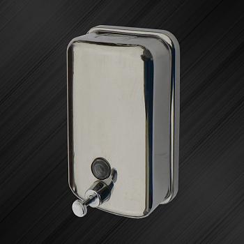 Дозатор для жидкого мыла из нержавеющей стали "SOLINNE" 1000 мл, TM804