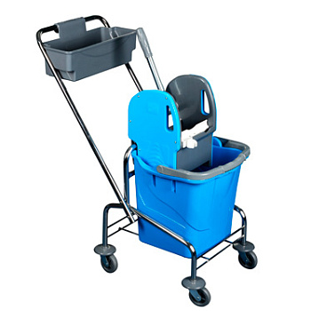 Одноведерная уборочная тележка 02.720