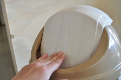 Мусорное ведро с поворотной крышкой Datum Push Dustbin 20 л.