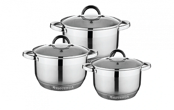 Набор посуды из нержавеющей стали ЧУДЕСНИЦА НП-3105