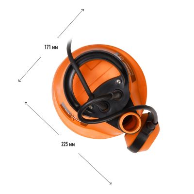 Насос дренажный PATRIOT F 350 для грязной воды, 300 Вт