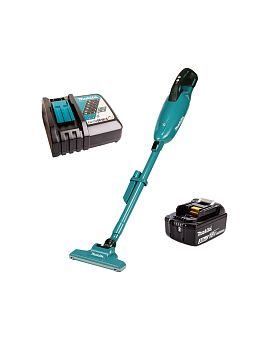 Пылесос аккумуляторный Makita DCL284FRF 18В, 1200л/мин, 18 кПа, 0,73 л