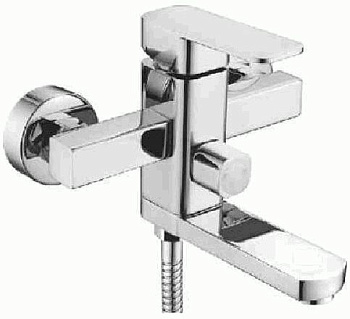 СМЕСИТЕЛЬ ДЛЯ ВАННЫ И ДУША LEDEME L3233 ИЗЛИВ 180 ММ