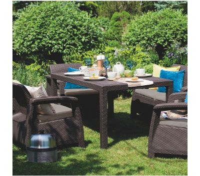 Комплект садовой мебели Keter CORFU II FIESTA brown