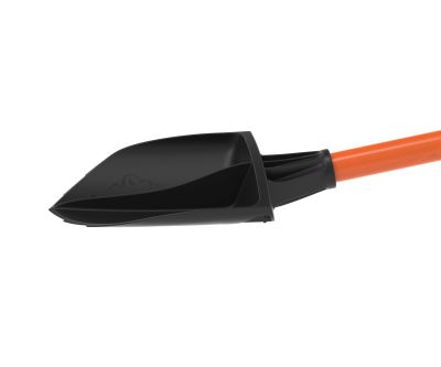 Лопата туристическая универсальная с черенком и пластмассовой ручкой 80см