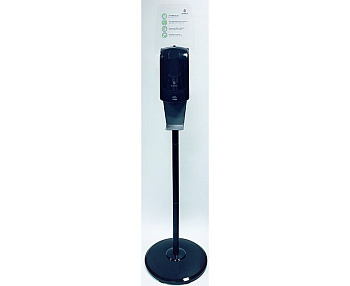 Комплект мобильной стойки с сенсорным наливным диспенсером BINELE SF06AB (черная)